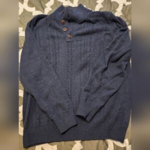 NWOT Knit Sweater, Navy Blue, Mark's, Size L
